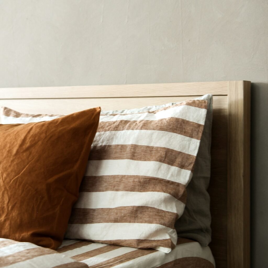 Ochre Linen Cushion