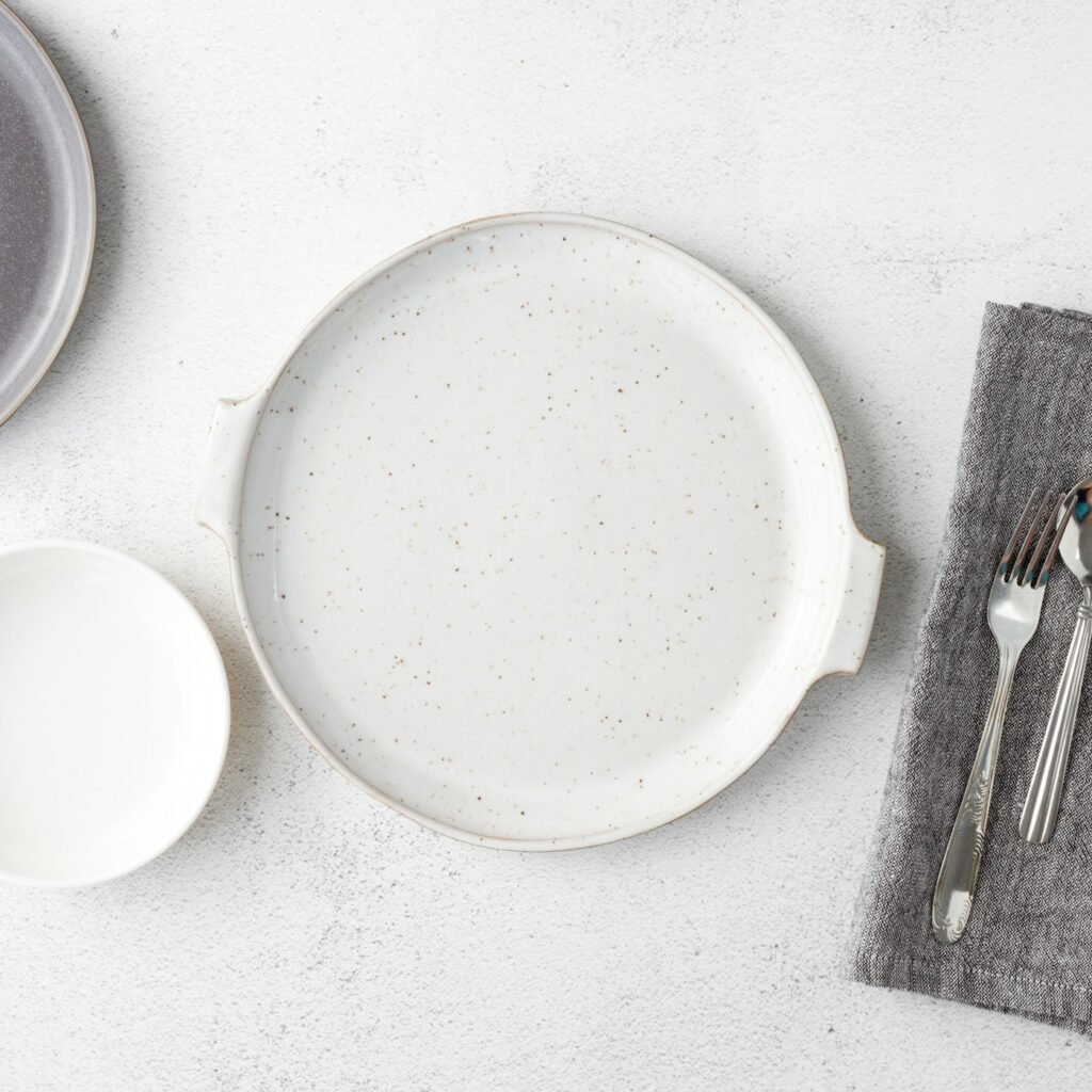 White Table Setting
