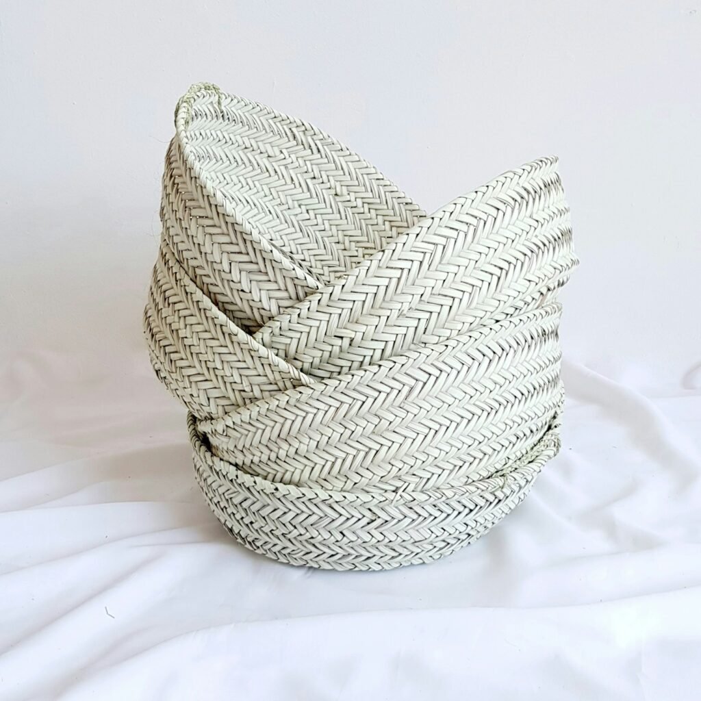 Grey Woven Storage Basket