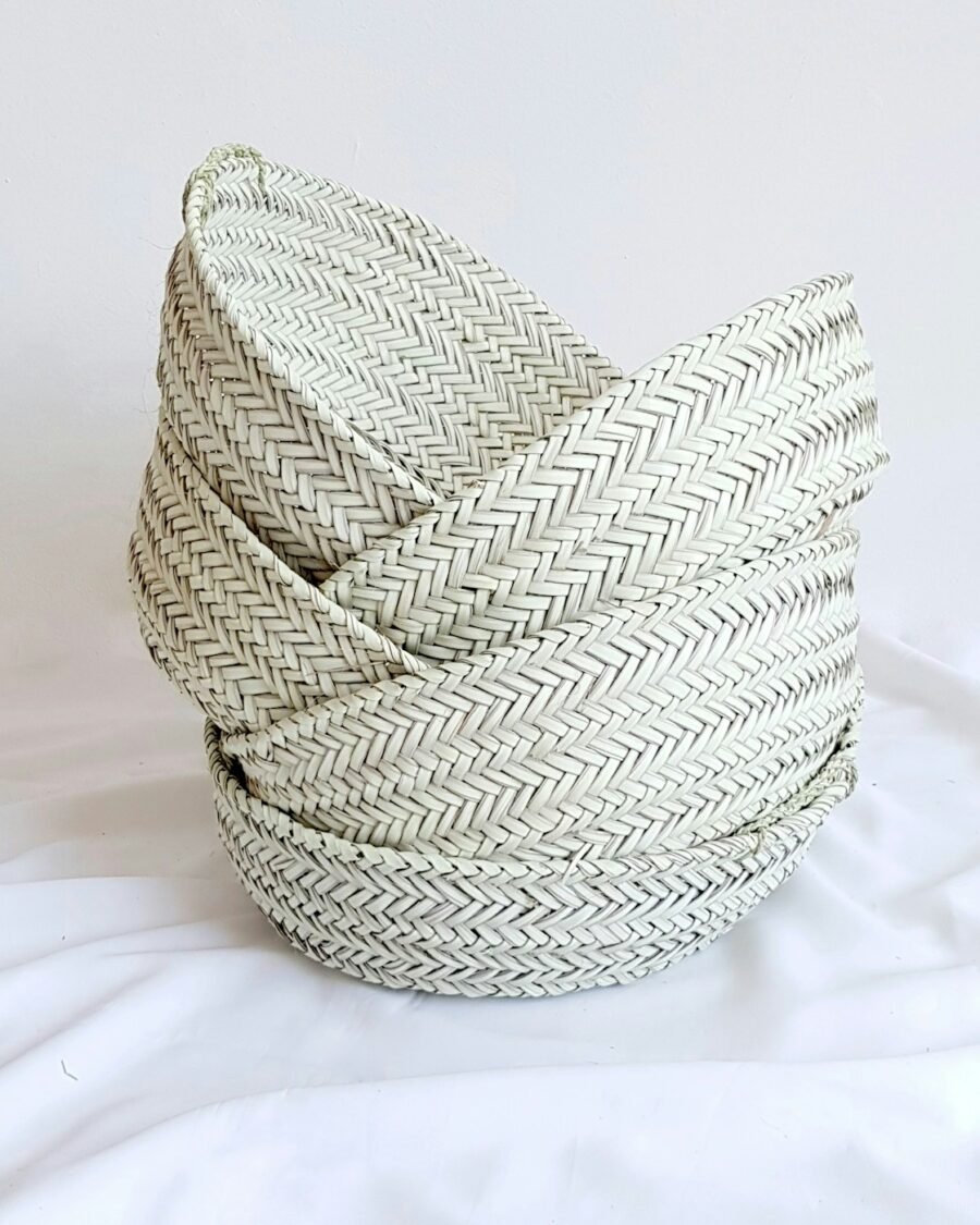 Grey Woven Storage Basket